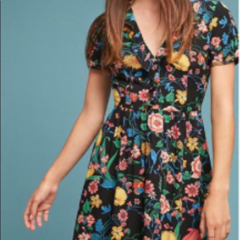 Maeve by Anthropologie Bloedel Floral Dress